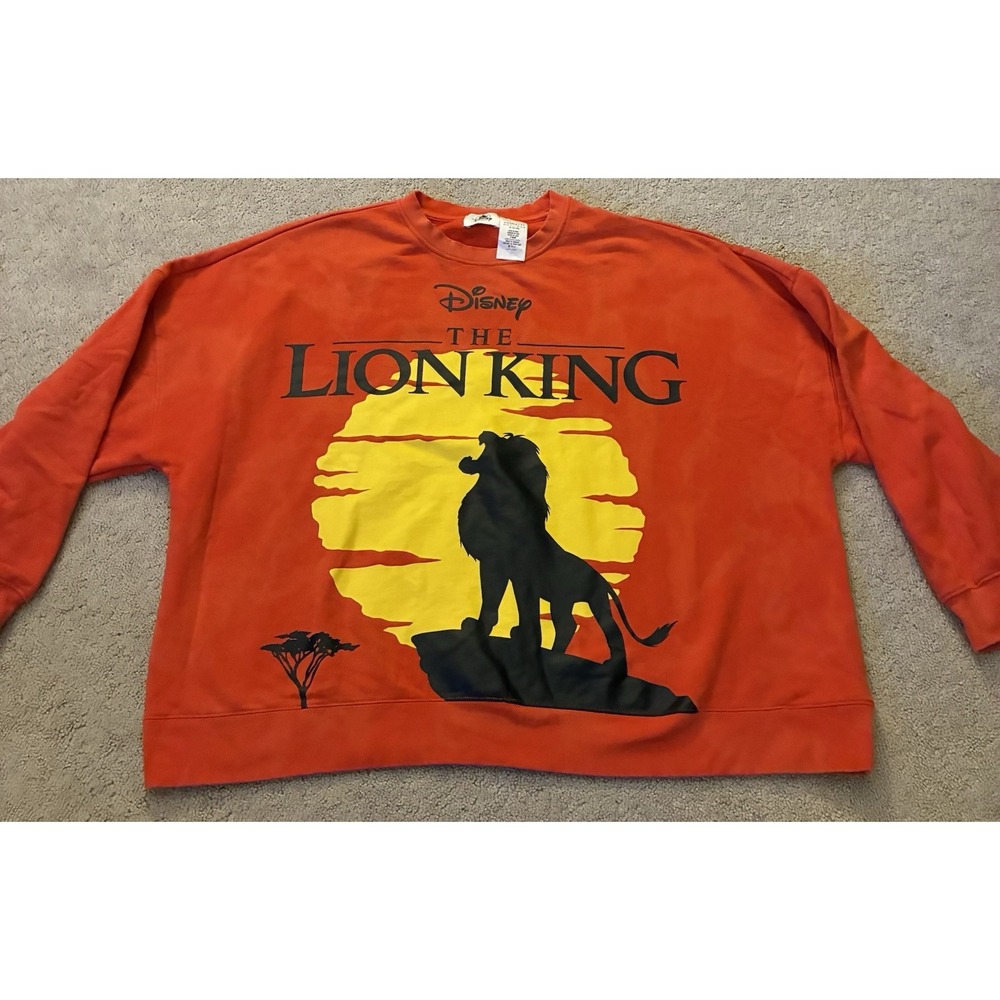Disney Parks The Lion King 30th Anniversary Pullover Sweatshirt Size Medium